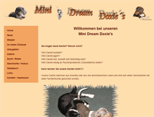 Tablet Screenshot of mini-dream-doxies.de
